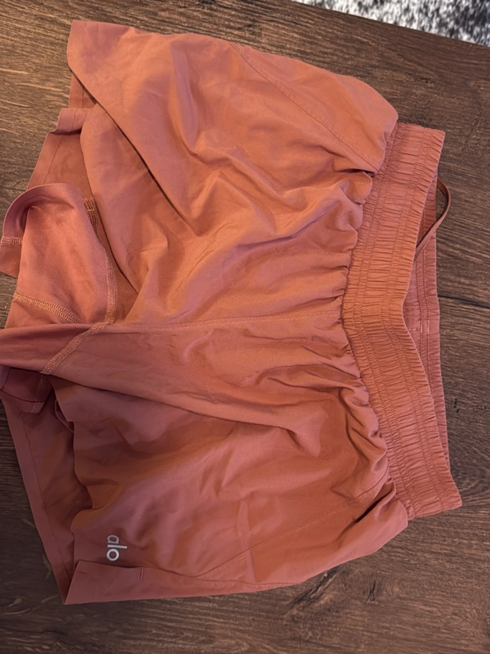 ALO Yoga Women’s Athletic Shorts — Clay Rose